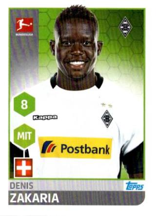 Denis Zakaria – Fussball Bundesliga 2017/18, Nr. 206