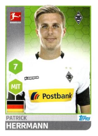 Patrick Herrmann – Fussball Bundesliga 2017/18, Nr. 208