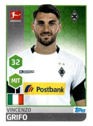 Vincenzo Grifo – Fussball Bundesliga 2017/18, Nr. 210