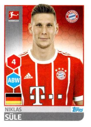 Niklas Süle – Fussball Bundesliga 2017/18, Nr. 215