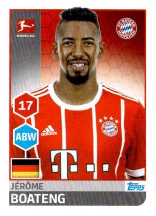 Jérôme Boateng – Fussball Bundesliga 2017/18, n° 219