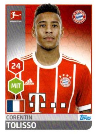 Corentin Tolisso – Fussball Bundesliga 2017/18, n. 225