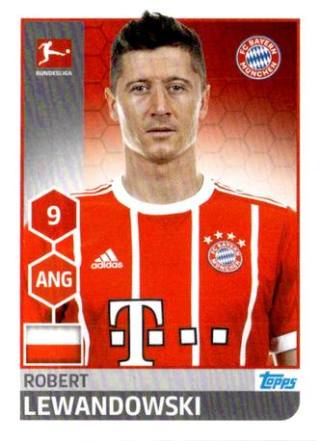 Robert Lewandowski – Fussball Bundesliga 2017/18, Nr. 228