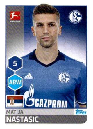 Matija Nastasić – Fussball Bundesliga 2017/18, Nr. 233