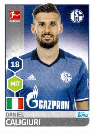 Daniel Caligiuri – Fussball Bundesliga 2017/18, Nr. 235