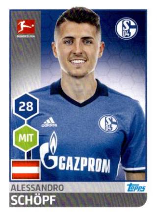 Alessandro Schöpf – Fussball Bundesliga 2017/18, Nr. 240