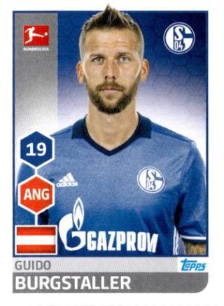 Guido Burgstaller – Fussball Bundesliga 2017/18, Nr. 242