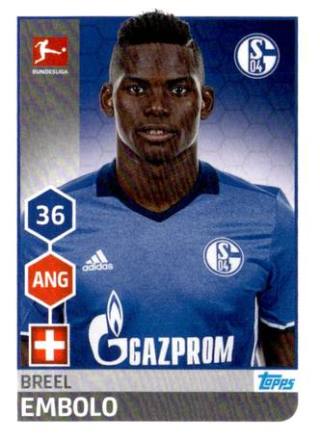 Breel Embolo – Fussball Bundesliga 2017/18, Nr. 243