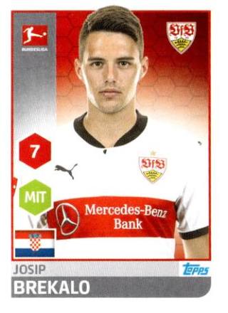Josip Brekalo – Fussball Bundesliga 2017/18, Nr. 251