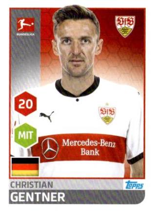 Christian Gentner – Fussball Bundesliga 2017/18, Nr. 253
