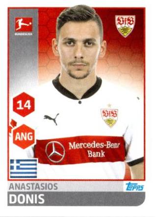 Anastasios Donis – Fussball Bundesliga 2017/18, Nr. 254