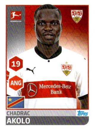 Chadrac Akolo – Fussball Bundesliga 2017/18, Nr. 255