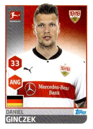 Daniel Ginczek – Fussball Bundesliga 2017/18, Nr. 258