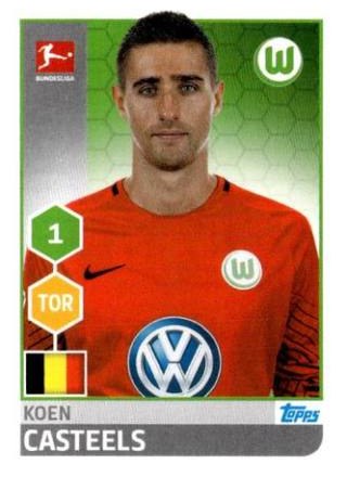 Koen Casteels – Fussball Bundesliga 2017/18, Nr. 259