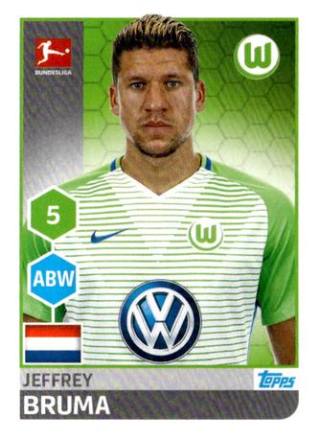 Jeffrey Bruma – Fussball Bundesliga 2017/18, Nr. 263