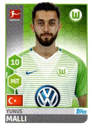 Yunus Malli – Fussball Bundesliga 2017/18, Nr. 266
