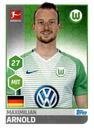 Maximilian Arnold – Fussball Bundesliga 2017/18, Nr. 270