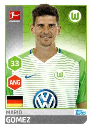 Mario Gómez – Fussball Bundesliga 2017/18, Nr. 273