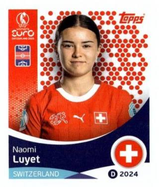 Naomi Luyet – UEFA Women's Euro 2025, Nr. 39
