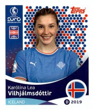 Karólína Lea Vilhjálmsdóttir – UEFA Women's Euro 2025, Nr. 71