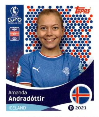 Amanda Jacobsen Andradóttir – UEFA Women's Euro 2025, Nr. 72
