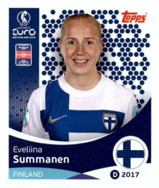 Eveliina Summanen – UEFA Women's Euro 2025, Nr. 85