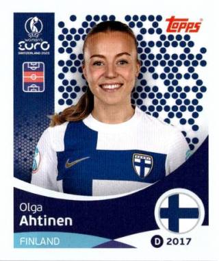 Olga Ahtinen – UEFA Women's Euro 2025, Nr. 87