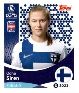 Oona Siren – UEFA Women's Euro 2025, Nr. 88