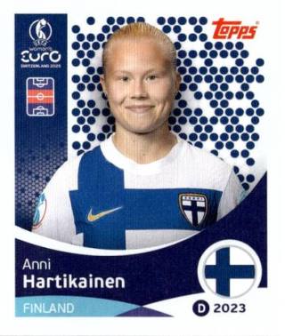 Anni Hartikainen – UEFA Women's Euro 2025, Nr. 89