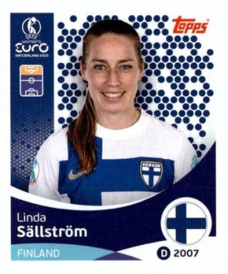 Linda Sällström – UEFA Women's Euro 2025, Nr. 92