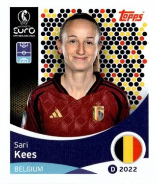 Sari Kees – UEFA Women's Euro 2025, Nr. 129
