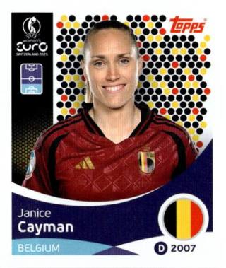 Janice Cayman – UEFA Women's Euro 2025, Nr. 131