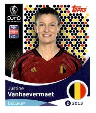 Justine Vanhaevermaet – UEFA Women's Euro 2025, Nr. 137