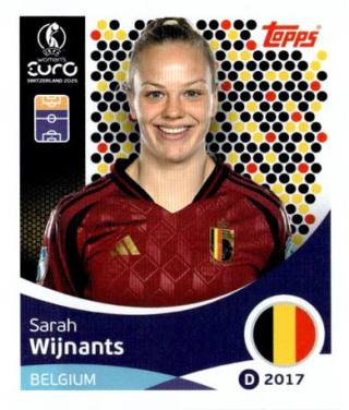 Sarah Wijnants – UEFA Women's Euro 2025, Nr. 140