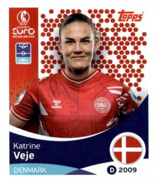 Katrine Veje – UEFA Women's Euro 2025, Nr. 210
