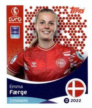 Emma Færge – UEFA Women's Euro 2025, Nr. 211