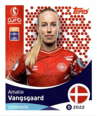 Amalie Vangsgaard – UEFA Women's Euro 2025, Nr. 218