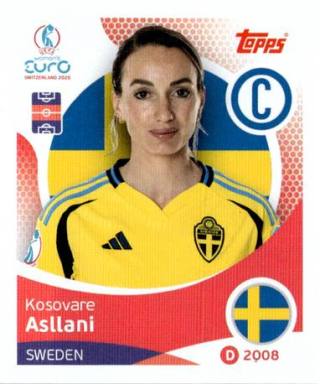 Kosovare Asllani – UEFA Women's Euro 2025, Nr. 222