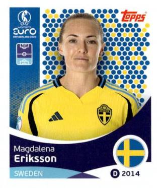 Magdalena Eriksson – UEFA Women's Euro 2025, Nr. 224
