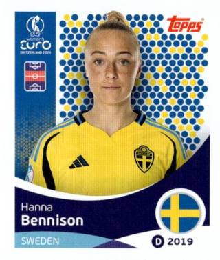 Hanna Bennison – UEFA Women's Euro 2025, Nr. 232