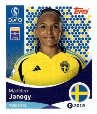 Madelen Janogy – UEFA Women's Euro 2025, Nr. 233