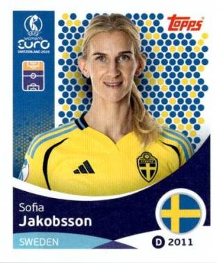 Sofia Jakobsson – UEFA Women's Euro 2025, Nr. 235