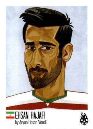 Ehsan Hajsafi – Tschuttiheftli (WM 2018), Nr. 115