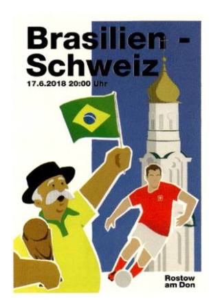 Brasilien - Schweiz – Tschuttiheftli (WM 2018), Nr. 243