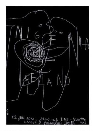 Nigeria - Island – Tschuttiheftli (WM 2018), Nr. 257