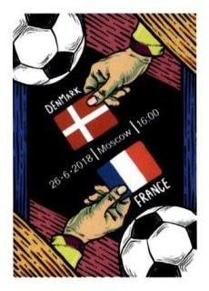 Dänemark - Frankreich – Tschuttiheftli (WM 2018), Nr. 269