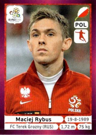 Maciej Rybus – UEFA Euro 2012 Poland-Ukraine - Deutschland Edition, n. 68