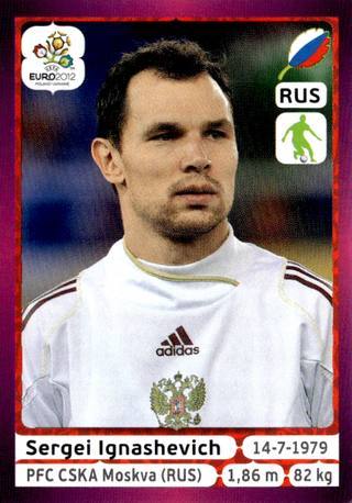Sergei Nikolajewitsch Ignaschewitsch – UEFA Euro 2012 Poland-Ukraine - Deutschland Edition, Nr. 115