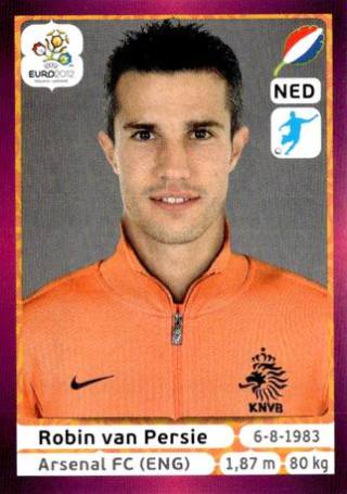 Robin van Persie – UEFA Euro 2012 Poland-Ukraine - Deutschland Edition, Nr. 189