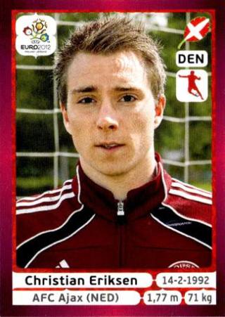 Christian Eriksen – UEFA Euro 2012 Poland-Ukraine - Deutschland Edition, Nr. 215